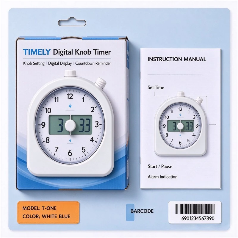 timer custom packaging